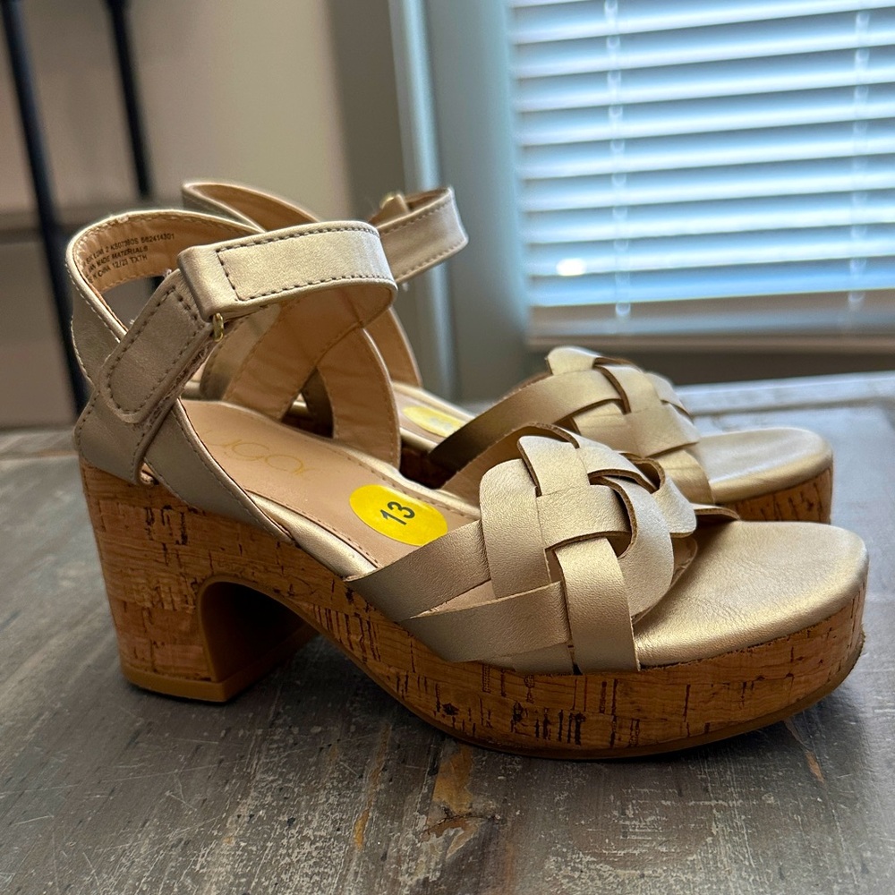 Sugar Gold Kids Sandals